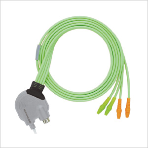 Suction Electrode Cord (Green)