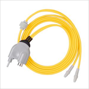 Suction Electrode Cord (Yellow)